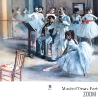 Image 2 of Musee d'Orsay - The Ballet Class | Edgar Degas - 1986 | Event Poster | Vintage Poster