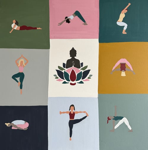 Image of Asana - an ode to Yoga HALF PRICE SALE 