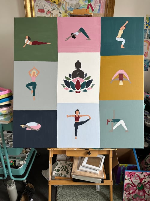 Image of Asana - an ode to Yoga HALF PRICE SALE 