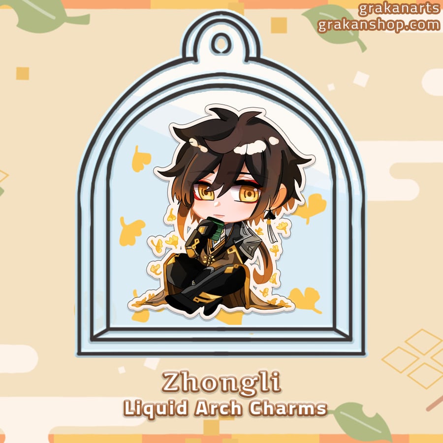 Image of [PREORDER] Genshin Impact Liquid Arch Charms