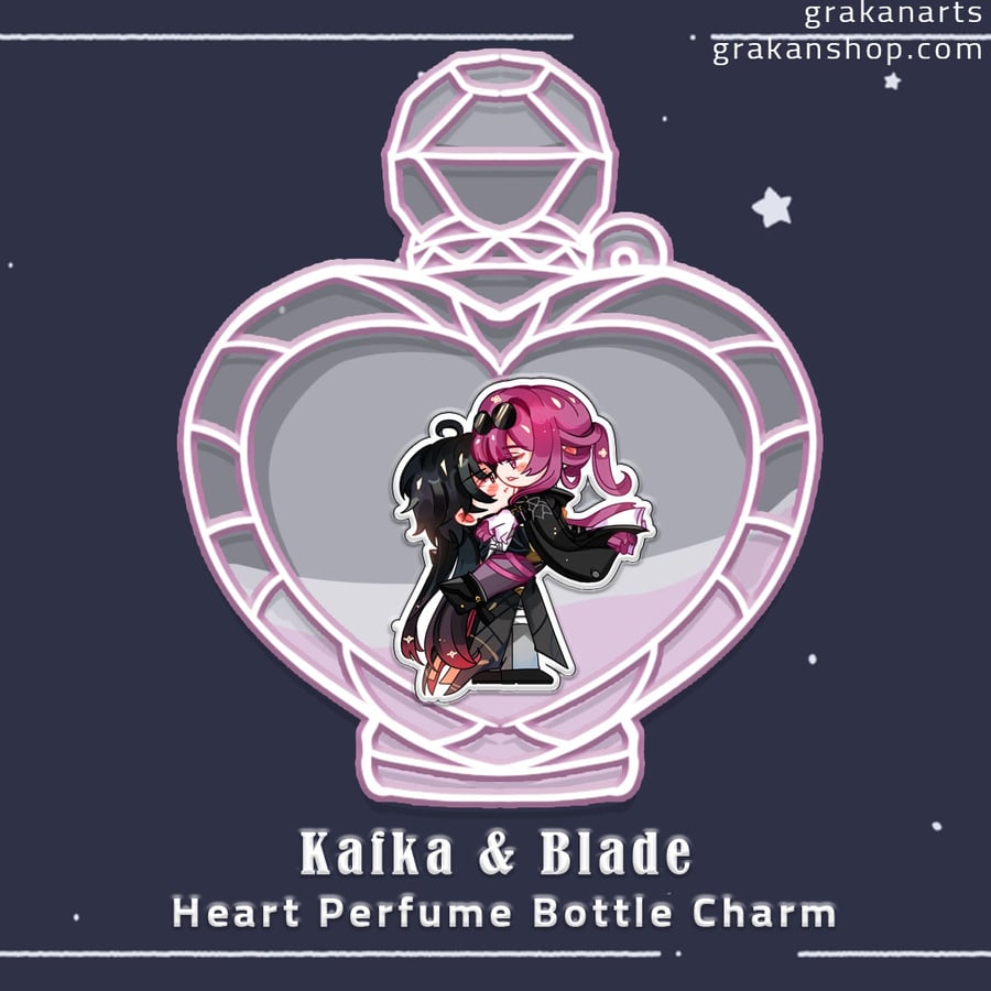 Image of [PREORDER] Kafblade Liquid Perfume Bottle Charm