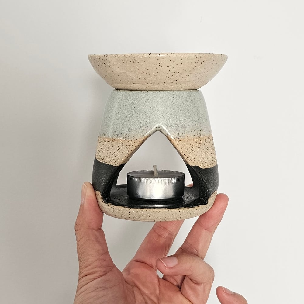 Image of Wax melt burner - Oceanic blues 