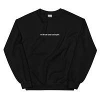 'YOUR SOUL' EMBROIDERED SWEATSHIRT