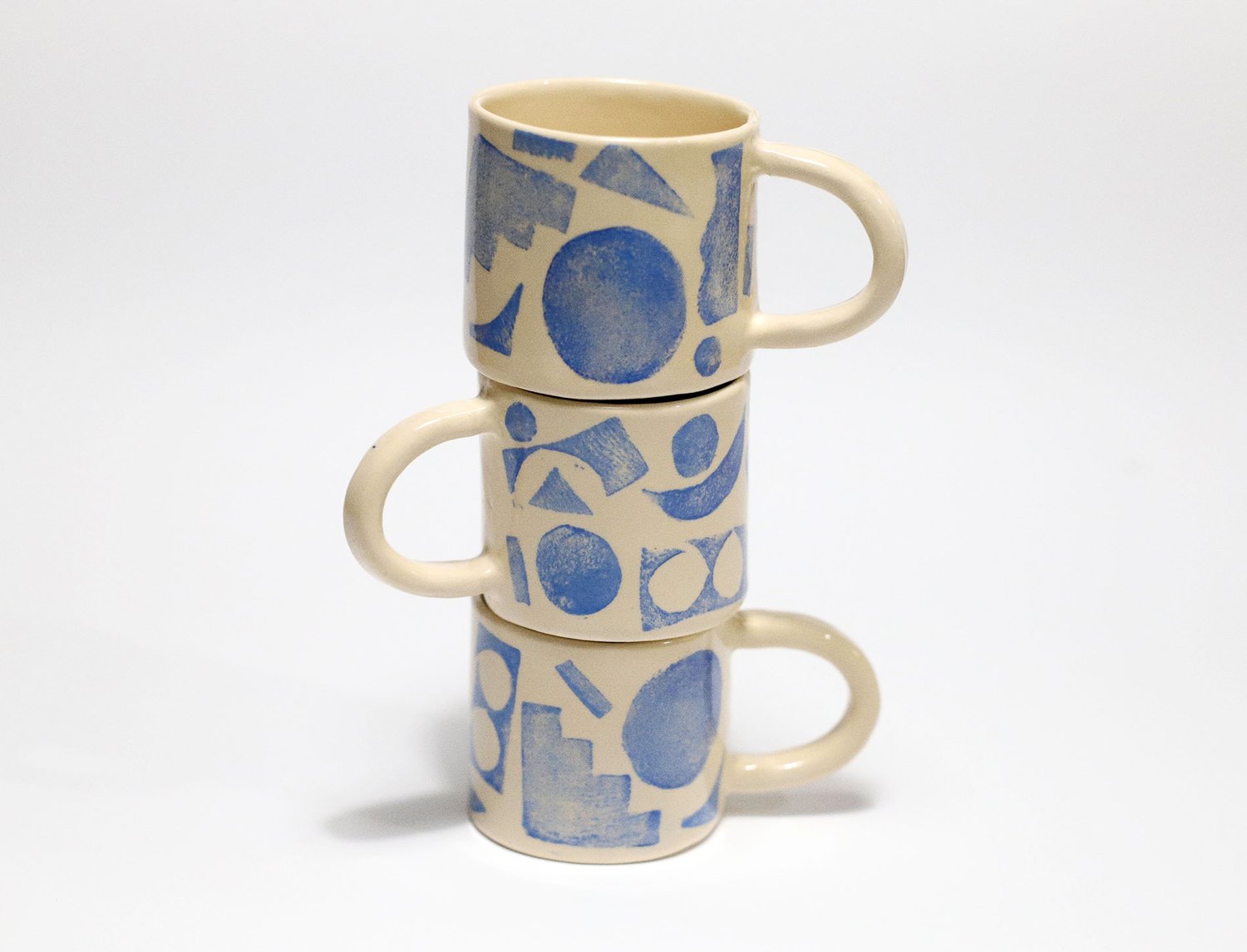 Image of BLUE SHAPES CLASSIC MUG