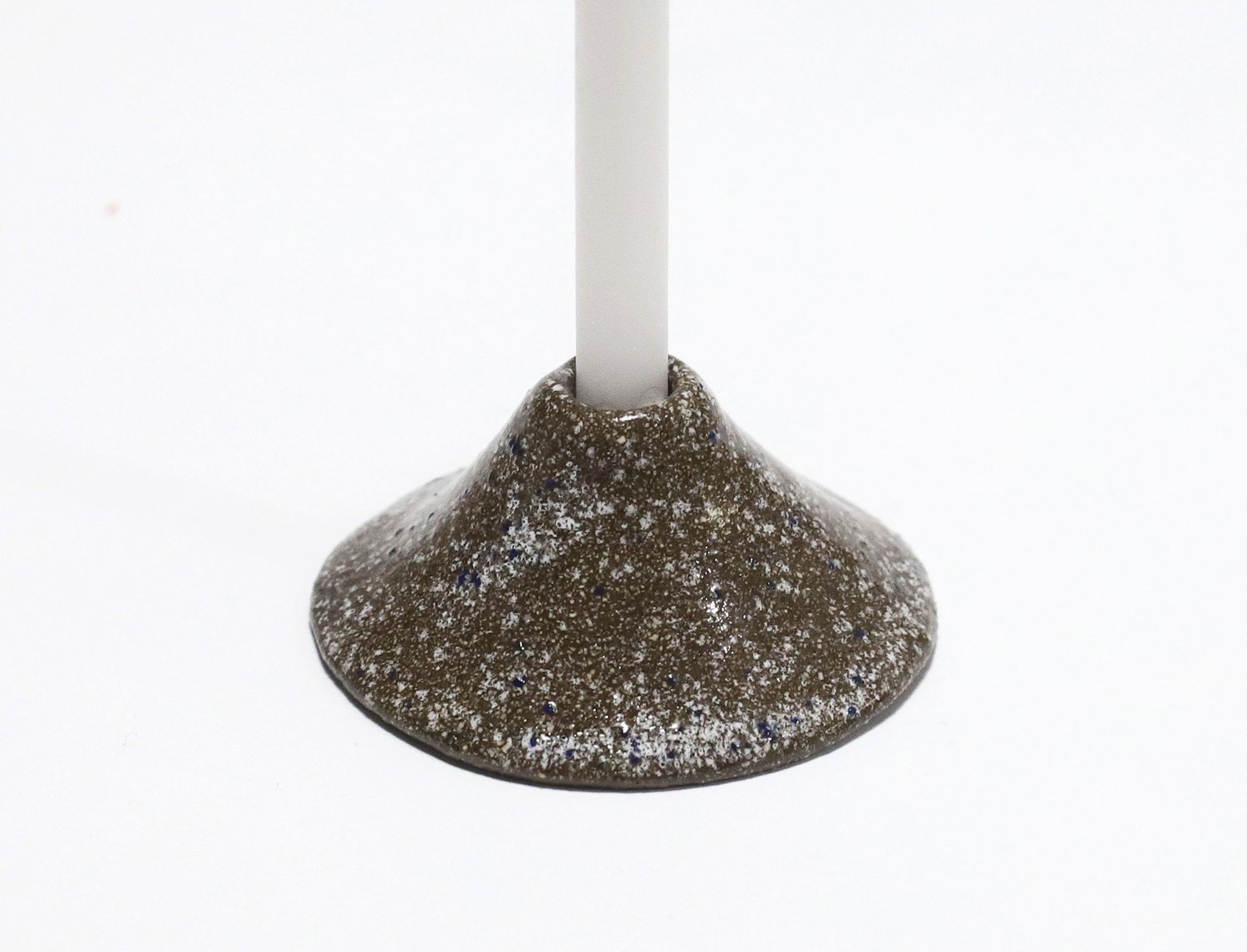 Image of BROWN CANDLE HOLDER