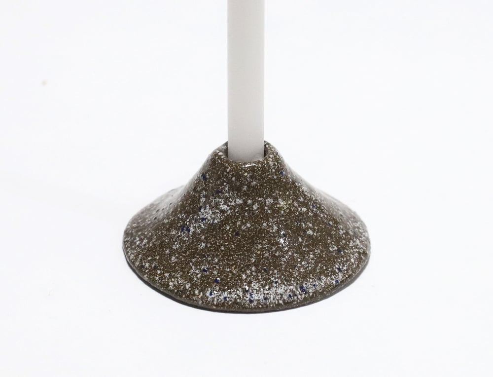Image of BROWN CANDLE HOLDER