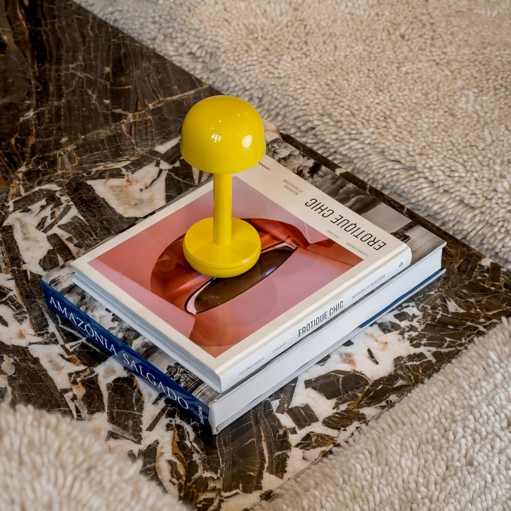 Image of 'Two' chargeable Table lamp by Humble - Yellow 