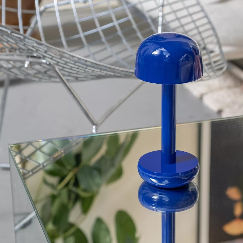 Image of 'Two' chargeable Table lamp by Humble - Cobalt Blue
