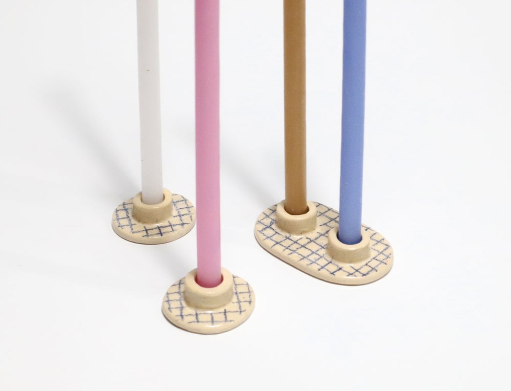 Image of GRID CANDLE HOLDERS