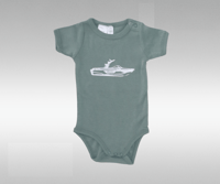 Image 1 of Malibu Baby Romper - Sage Green