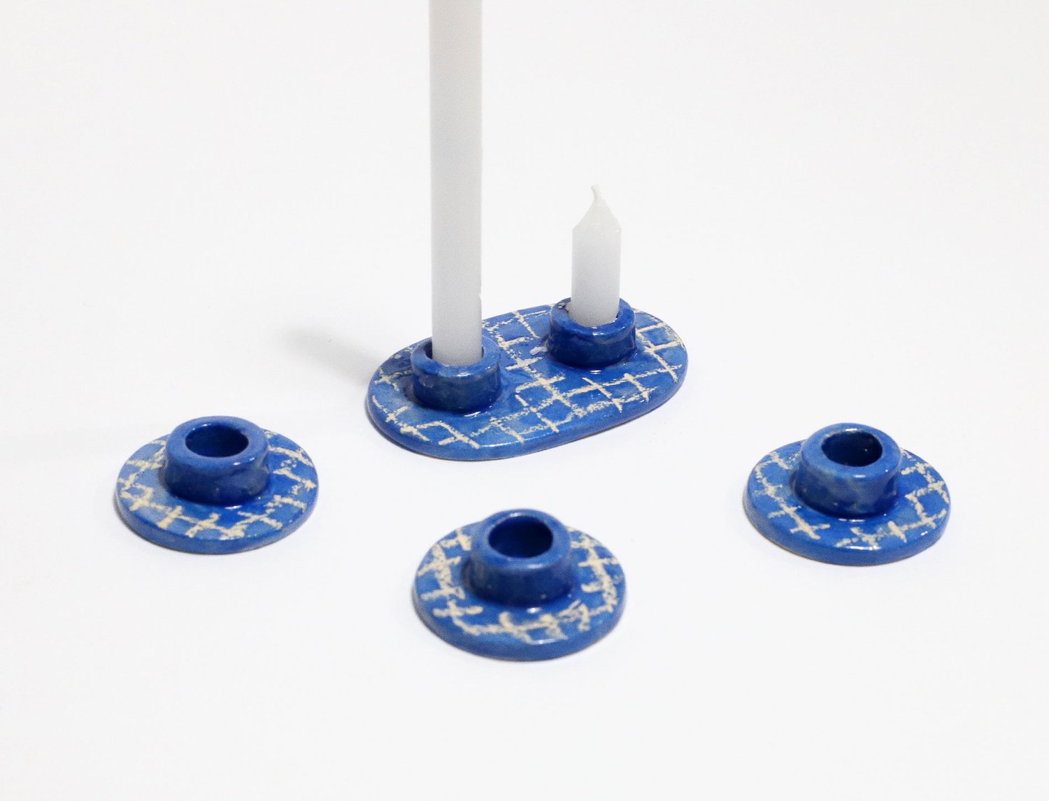 Image of GRID CANDLE HOLDERS
