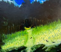 Three Crows at the Edge of the Pasture