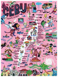 Image 2 of Fun Map of Cebu Island