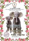 ELI the Elephant 16 inch sewing pattern, with full instructions UK Made