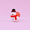 [RESERVED for Jessica] snowman snail - itty