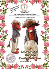 BYRON THE HIGHLAND COW 16 INCH SEWING PATTERN, WITH FUR AND FULL INSTRUCTIONS UK MADE