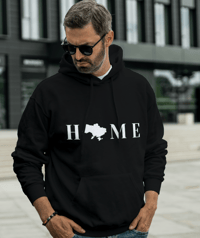 Image 2 of Home Hoodie with Customizable Country Map Design (UNISEX)