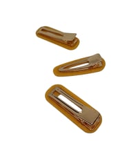 Image 2 of Gold glitter hairclips