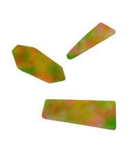 Image 1 of Tie dye hairclips
