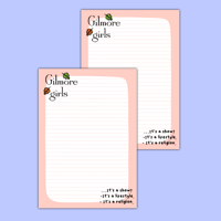 Image 1 of Gilmore lined Notepad