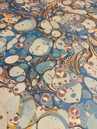 Image 2 of *NEW* PRINTED Marbled Paper - 'Sakura'