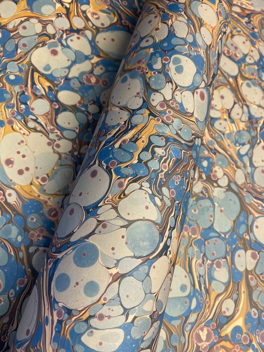 NEW* PRINTED Marbled Paper - 'Sakura' | Jemma Lewis Marbling and