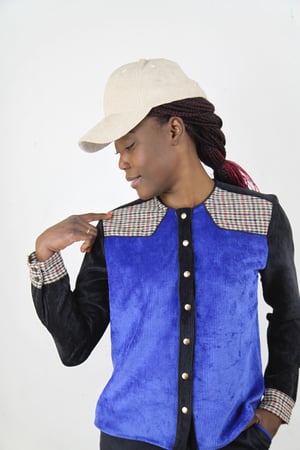CHEMISE LOU bleue