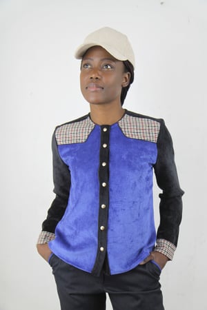CHEMISE LOU bleue