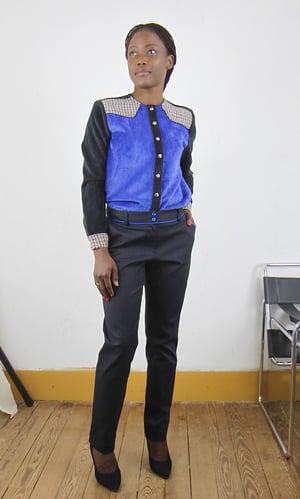 CHEMISE LOU bleue