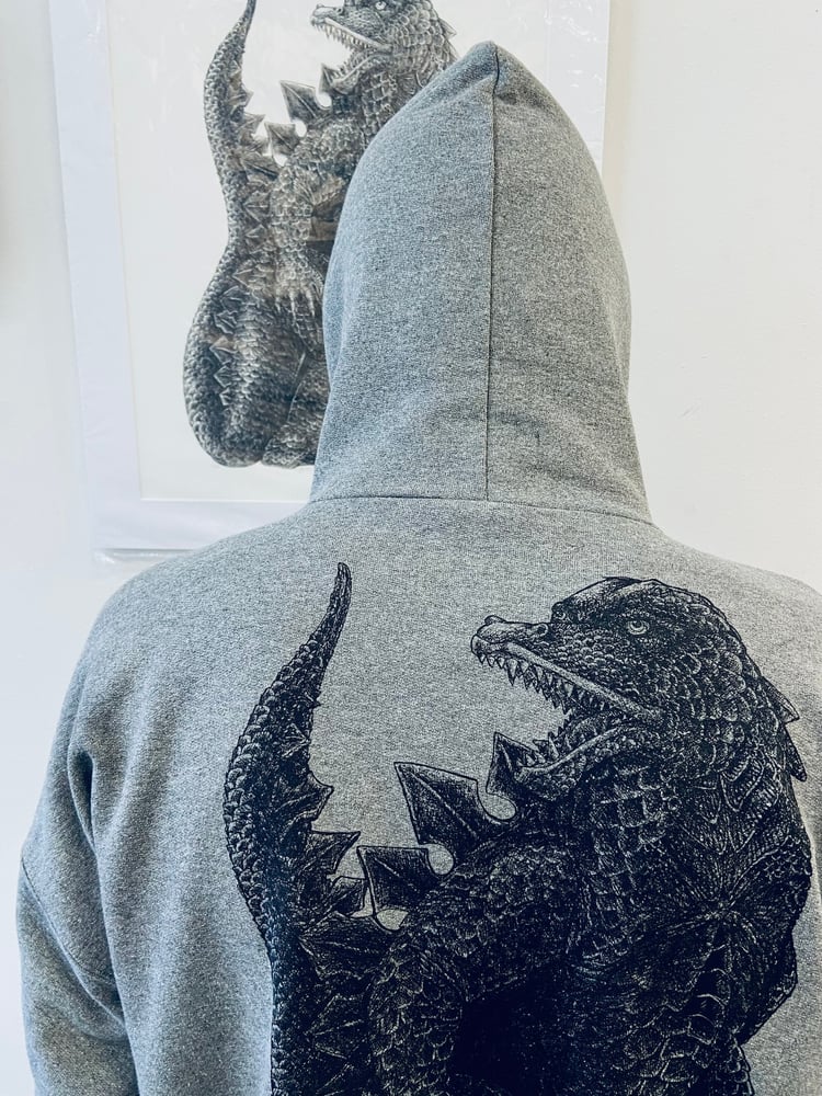 Image of Nu Godzilla HANES Hoodie 2nd Edition