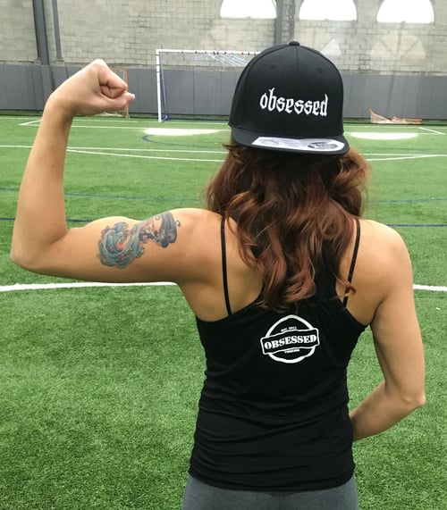 Image of Women's Obsessed Racerback