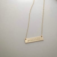 Image 5 of KMH BAR NECKLACE