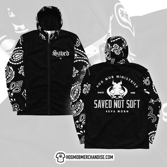 Image of Saved Not Soft Windbreaker