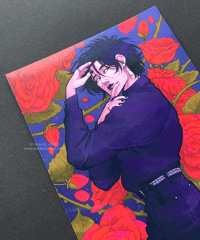 Image 2 of Goth Prince Mark A5 print