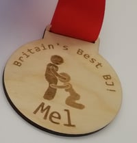 Image 3 of Novelty Wooden Medals (Adult)