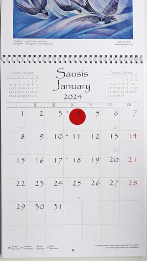Image of Calendar 2024 / Kalendorius 2024
