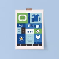 Image 1 of Leicester City Fan Print