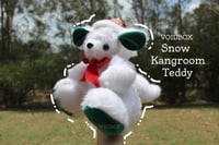 Image 1 of Remi the Snow Kangaroo Teddy - Christmas 2023