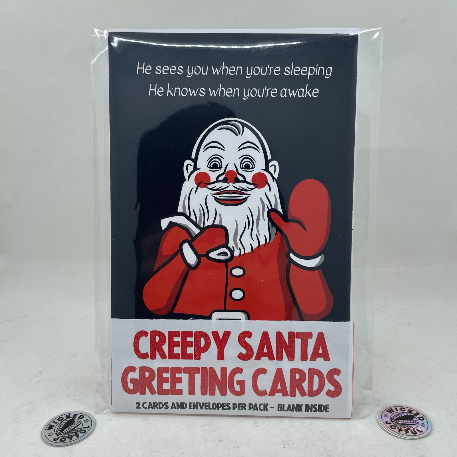 Sanrio Christmas Card Message Card Santa Print-Style Greeting