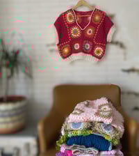 Image 1 of Chaleco Granny Square 