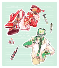 Image 4 of flcl : canti | 4 sticker sheets