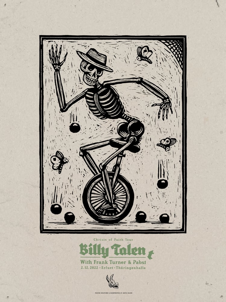 Image of »Billy Talent« Gig Poster