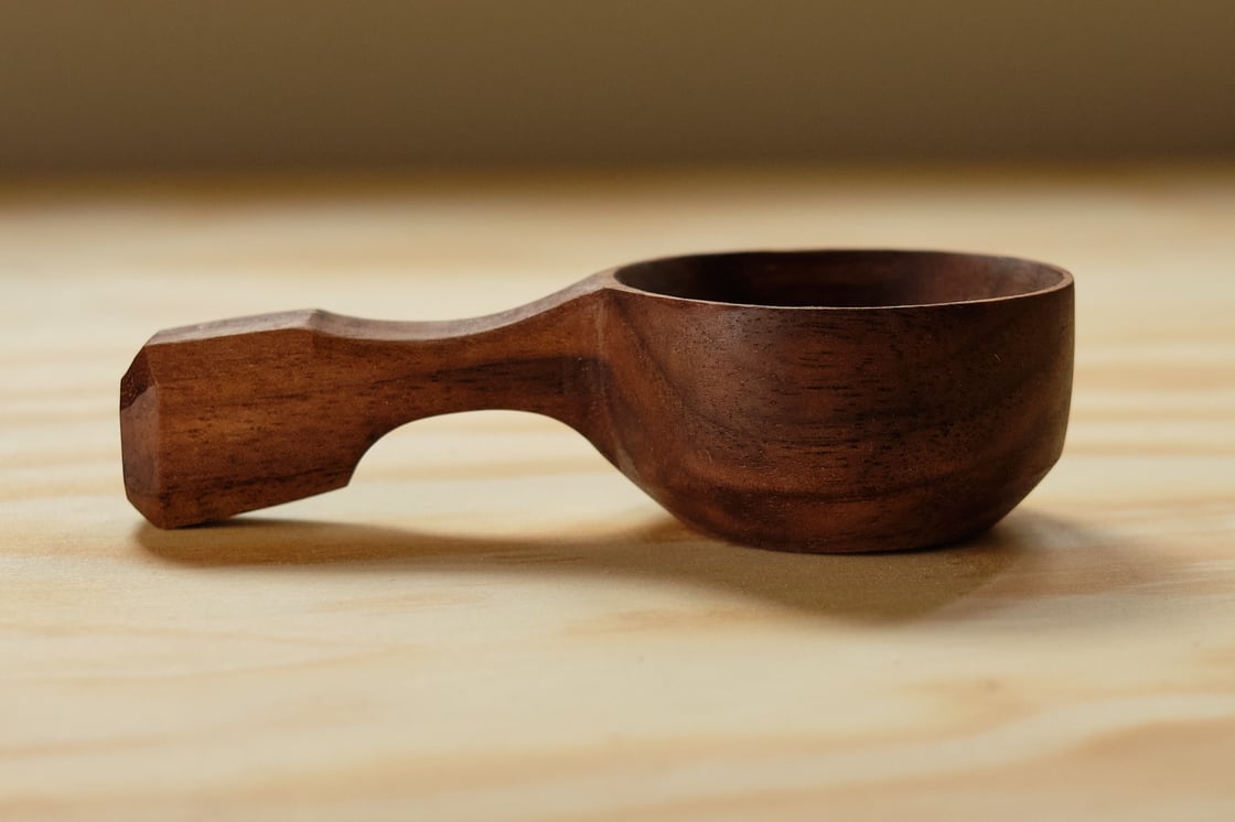Image of Walnut Coffee Scoop - SC004