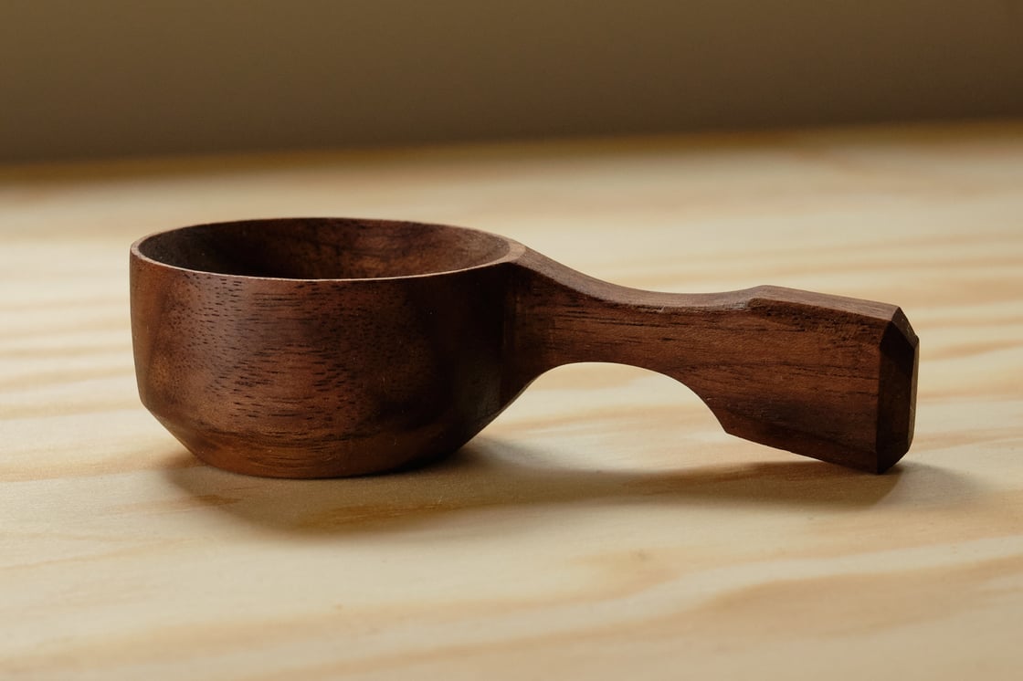Image of Walnut Coffee Scoop - SC004
