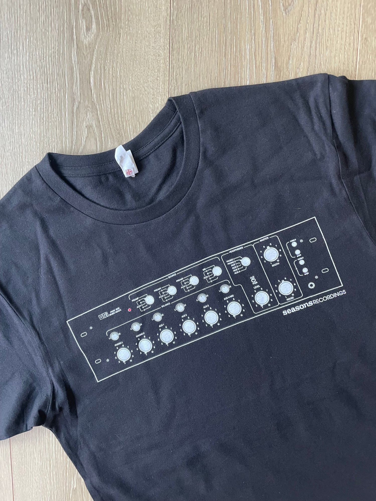 Image of Seasons 'Analog Mixer' Design Tee (Black) 