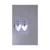 INOX enojni viseči uhani SRCE // INOX  single HEART drop earrings