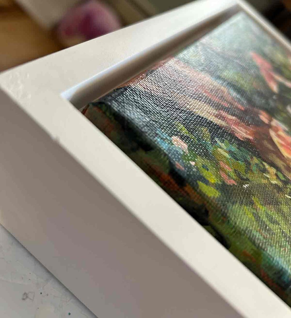 A Light Drizzle – Marbled Salamander painting