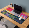 Sunset On Lyona Road Neoprene Desk Mat