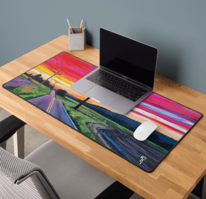 Image of Sunset On Lyona Road Neoprene Desk Mat