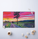 Sunset On Lyona Road Neoprene Desk Mat